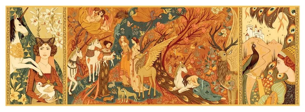 Dziecięce puzzle Djeco Unicornio