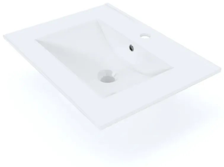 Szafka pod umywalkę TORETO 2S 60cm kaszmirowy mat HALMAR