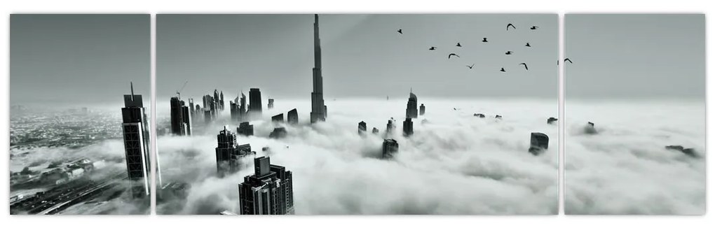 Obraz - Wieżowce w Dubaju (170x50 cm)