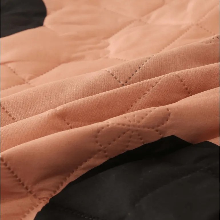 Letnia kołdra HEARTIX 140x200 cm, pomarańczowa