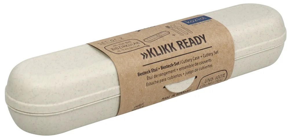 Pojemnik na sztućce KLIKK READY, zestaw sztućców, KOZIOL