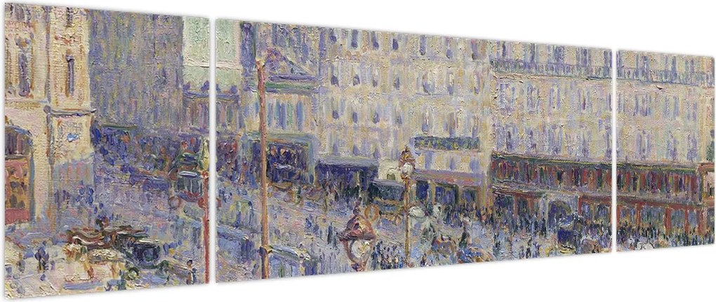 Obraz - Camille Pissarro, The Place du Havre, reprodukcje (170x50 cm)
