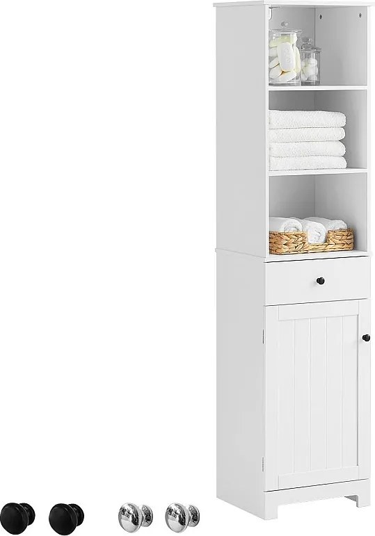 Wysoka szafka łazienkowa BZR17-W