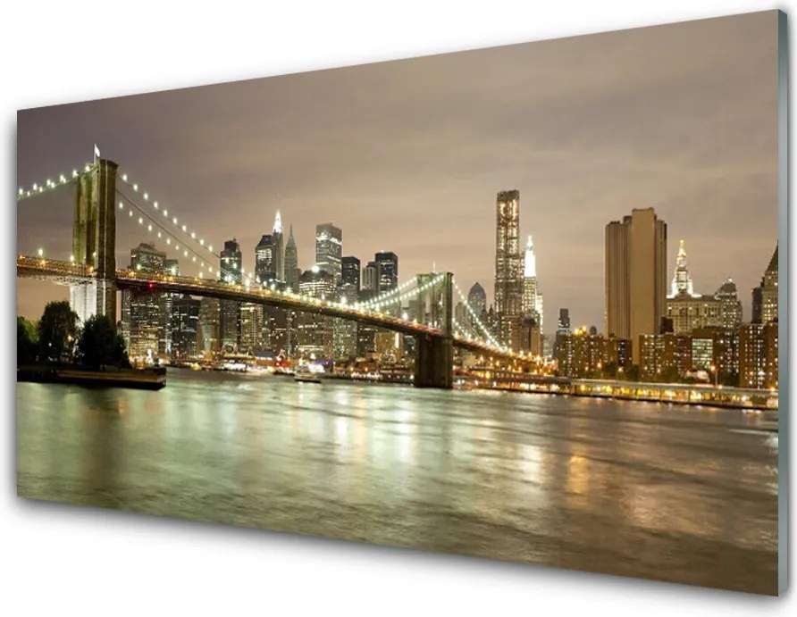 Szkło Dekoracyjne do Kuchni Światła Nocnego Mostu