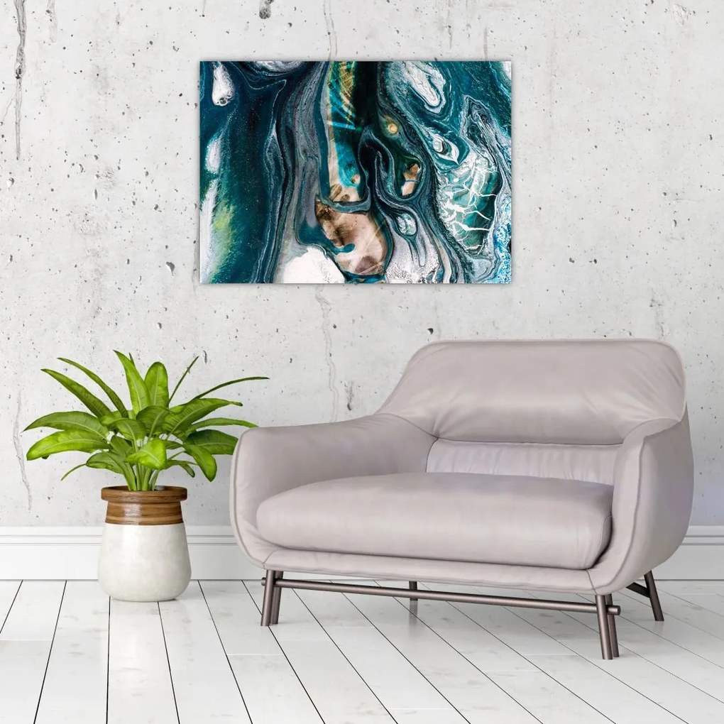 Obraz na szkle abstrakcji (70x50 cm)