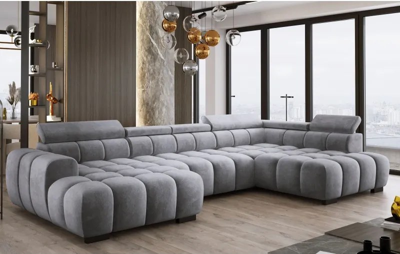 Narożnik BULL XL Prawostronny z elektryczną funkcją regulacji tkanina Salvador 14 WERSAL