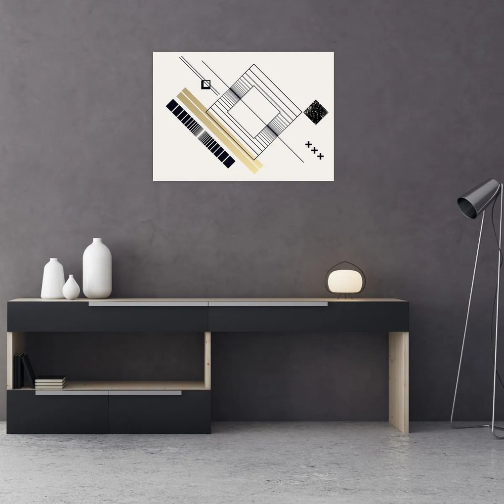 Obraz - Kształty geometryczne N⁰6 (70x50 cm)