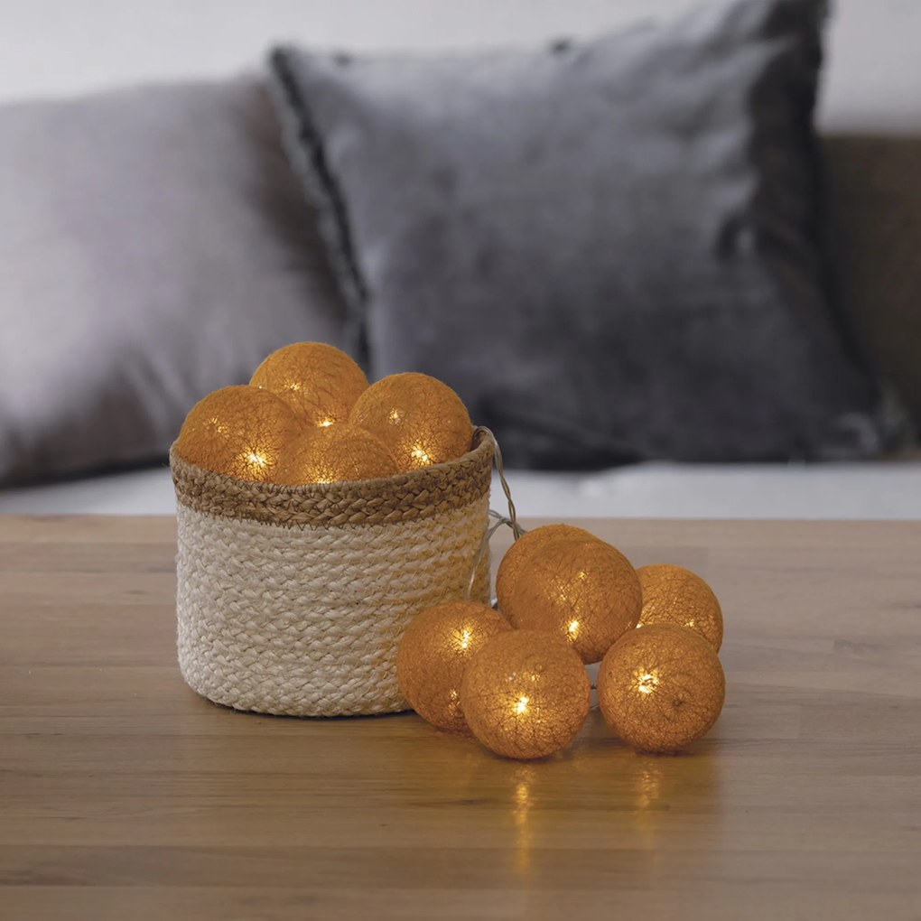 Girlanda świetlna, świecące LED kule, lampki, 10 szt