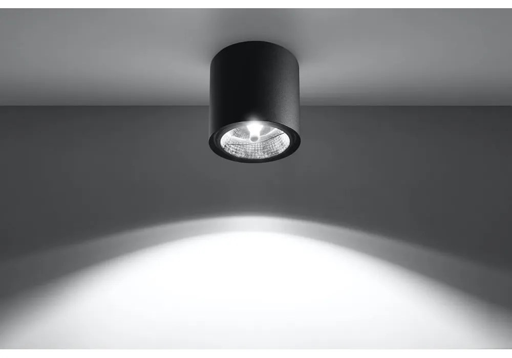Czarna lampa sufitowa Nice Lamps Luigi