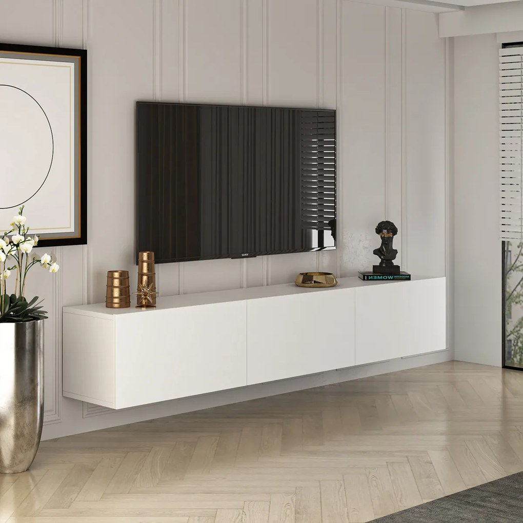 Stolik pod telewizor West White