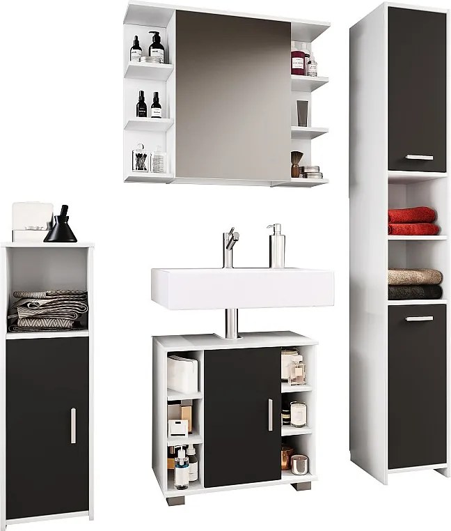 4-częściowy komplet mebli łazienkowych Zalo ll