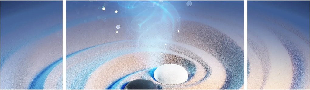 Obraz - Eteryczny yin-yang (170x50 cm)