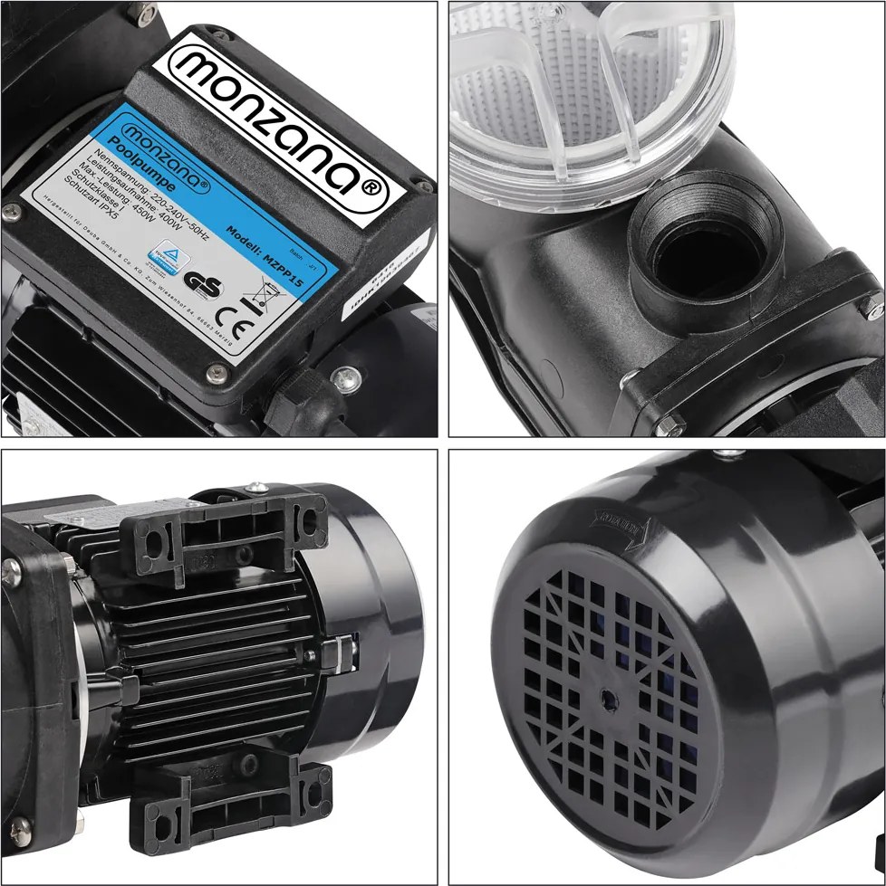Pompa do systemu filtracji piaskowej 9960 l/h Monzana