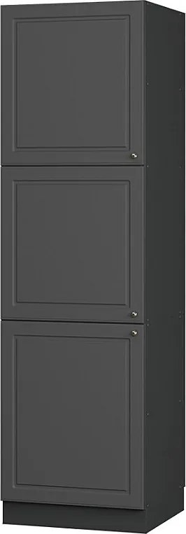 Szafka kuchenna anthrazit-gold landhaus 60x58x206.8 fame-line