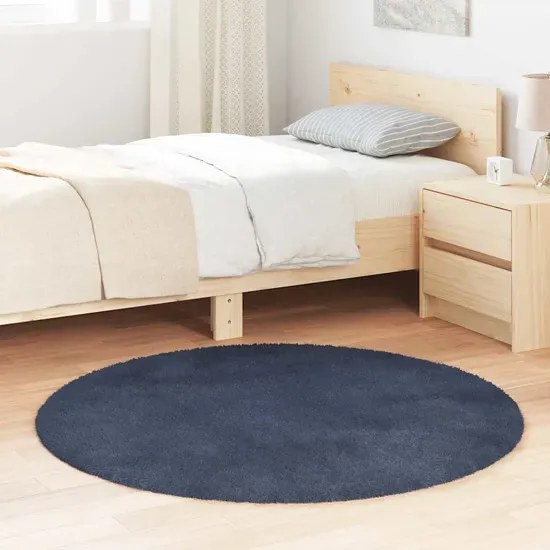 Granatowy okrągły dywan 120x120 G1-T92