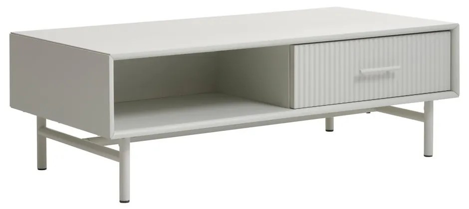 Jasnoszary stolik 60x120 cm Palma – Unique Furniture