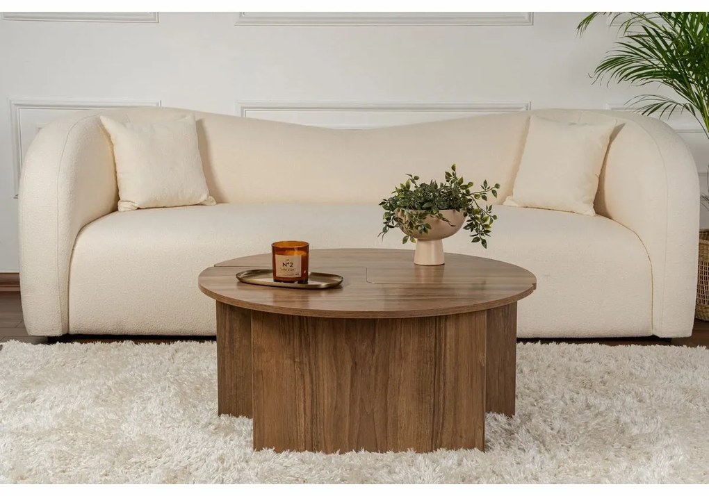 Stolik konferencyjny Moira Walnut