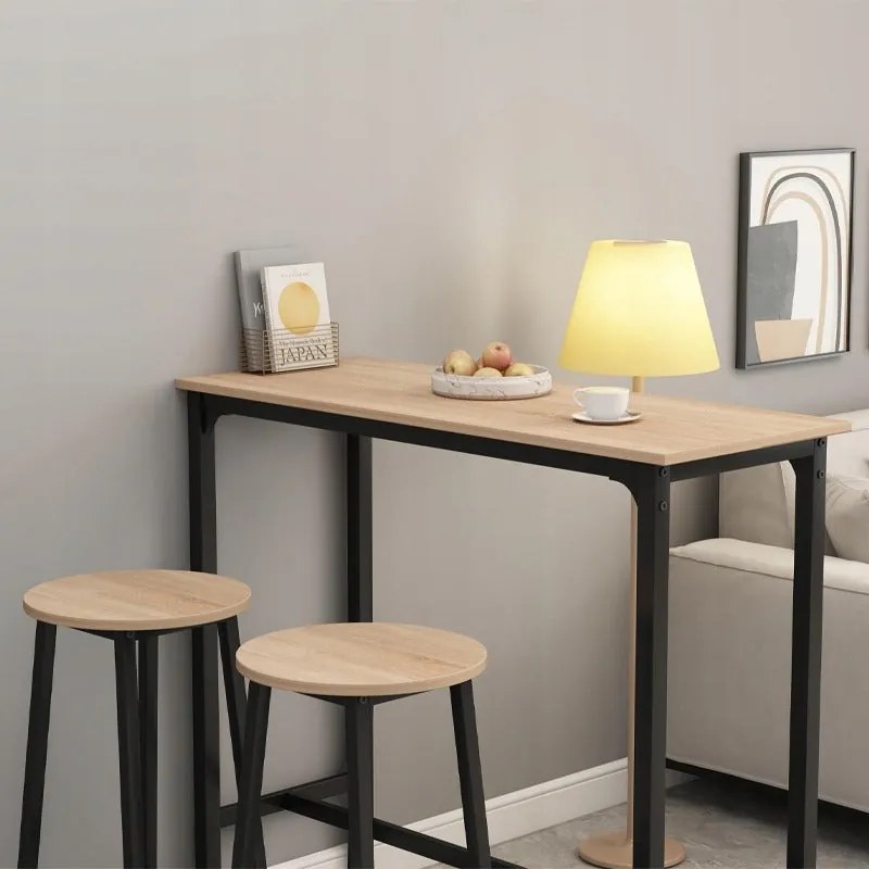 Zestaw barowy stół kuchenny + 2 krzesła hoker