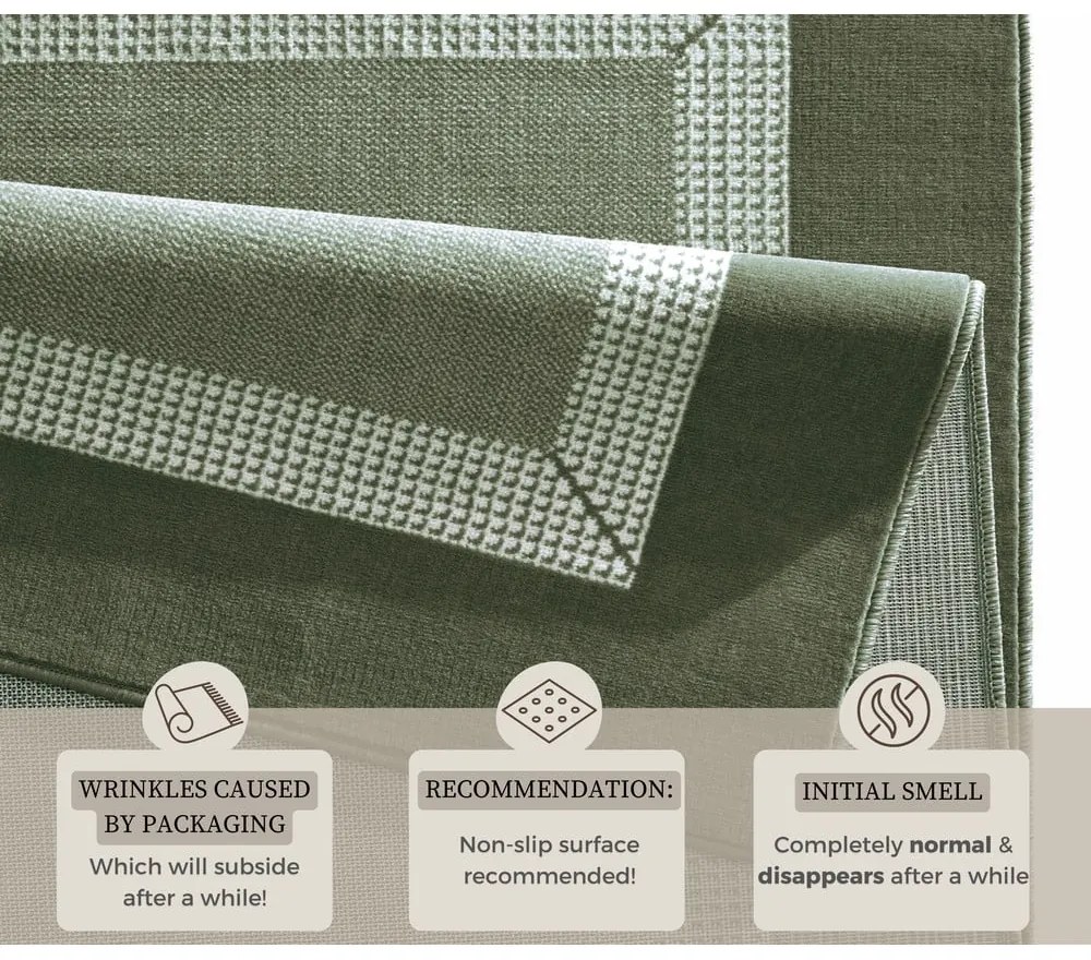 Zielony chodnik 250x80 cm Band – Hanse Home