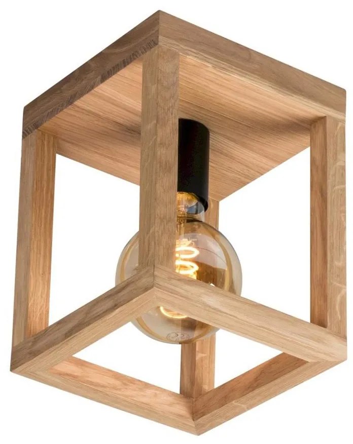 Spot-Light 9154174 - Lampa sufitowa KAGO 1xE27/60W/230V matowy dąb