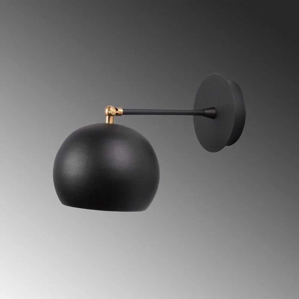 Czarny kinkiet ø 15 cm Stiva – Opviq lights