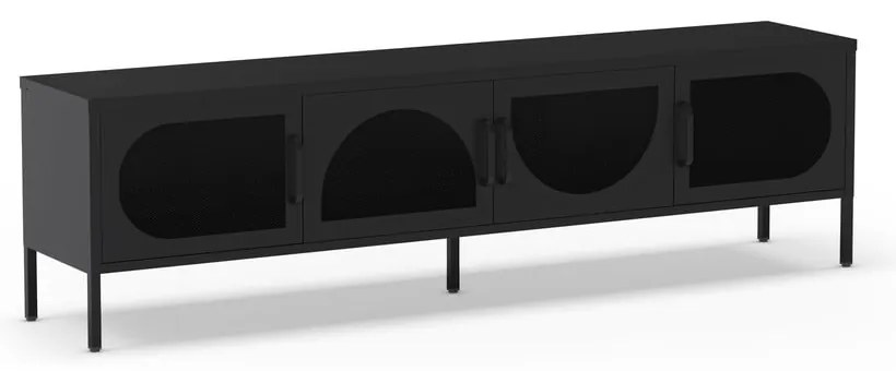 Czarna szafka pod TV 180x50 cm Tayra – Marckeric