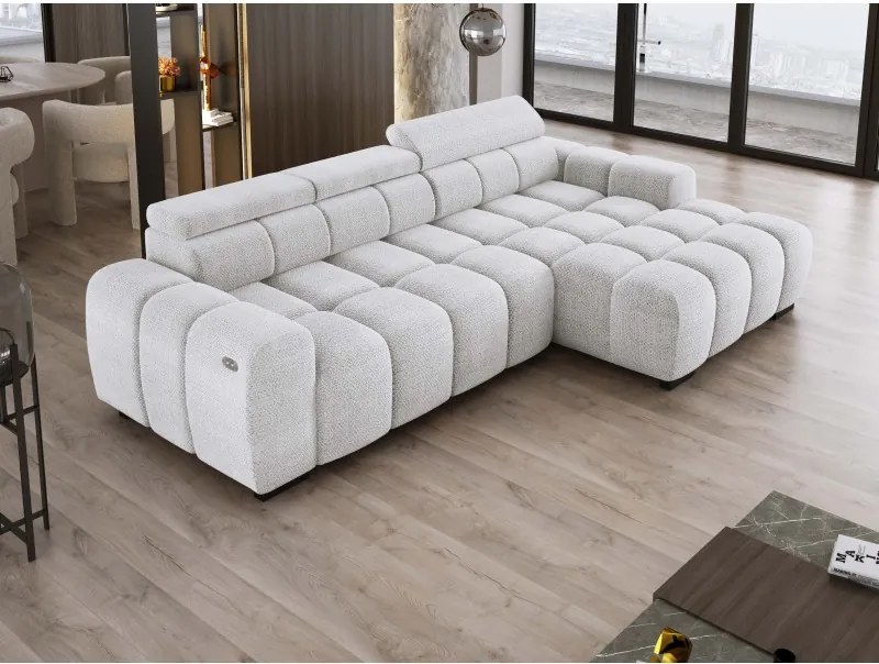 Narożnik BULL S - OMBO MINI Prawostronny z Elektryczną Regulacją EDEN 17