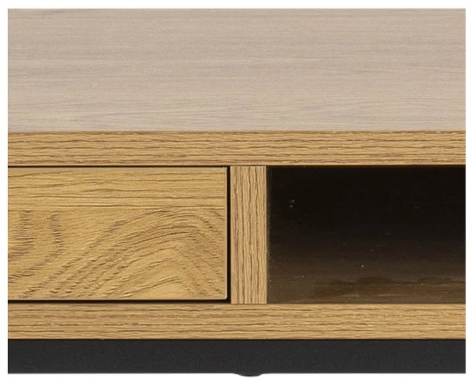 Biurko w dekorze dzikiego dębu Actona, 110x45 cm