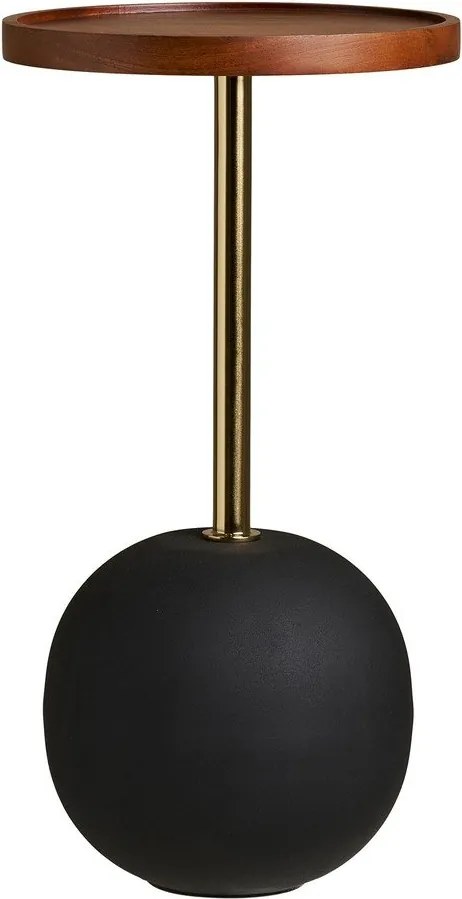 Okrągły stolik z blatem z drewna mango ø 30 cm Sirone – House Nordic