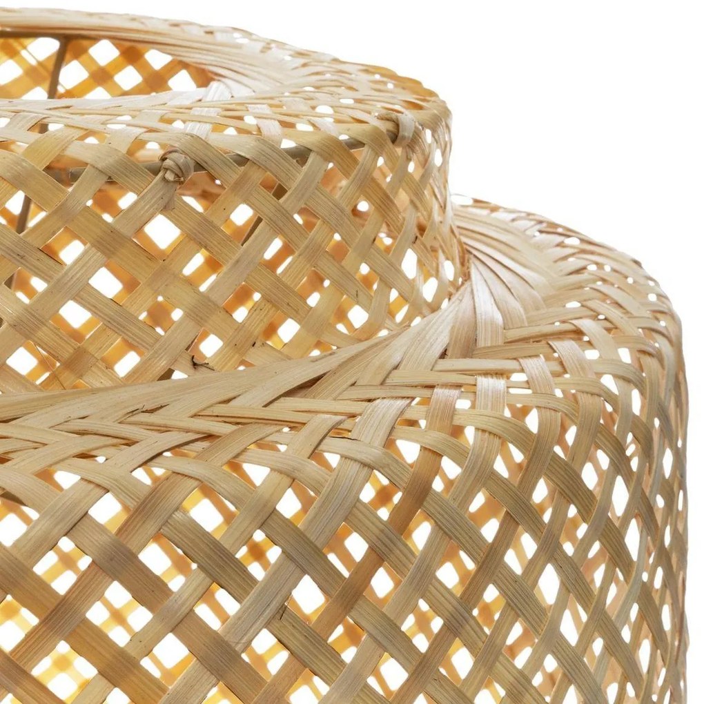 Lampa wisząca LIBY z ażurowym kloszem z bambusa, Ø 40 cm