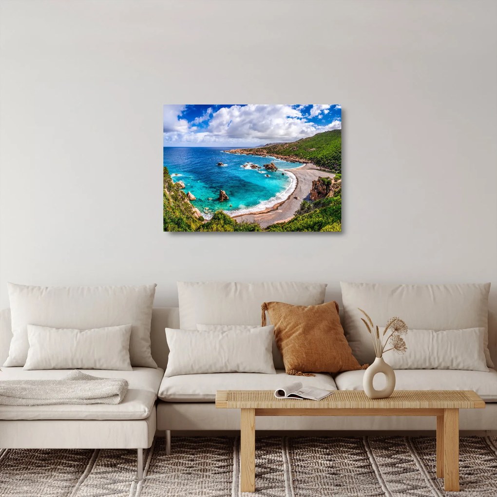 Obraz na szkle - Sardynia (70x50 cm)