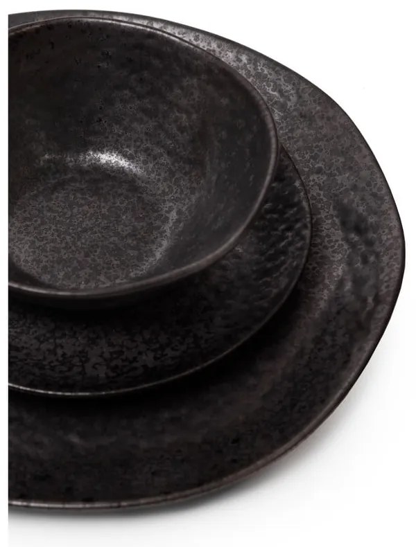 Kamionkowy zestaw talerzy 18 szt. Dark Moon – Bonami Selection