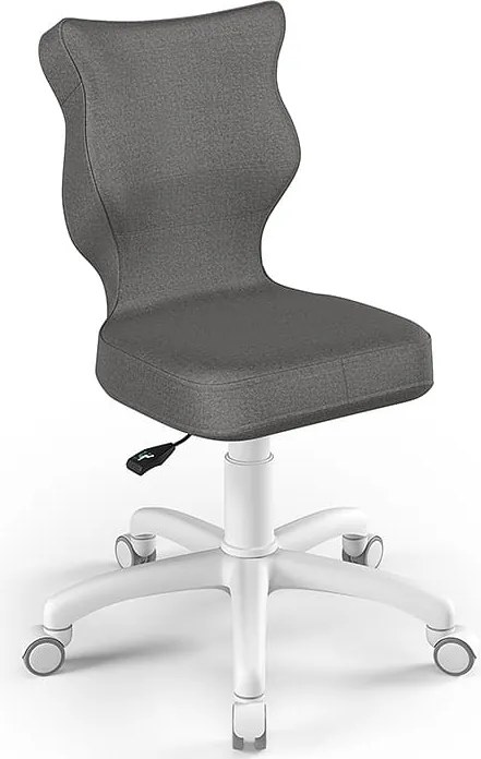 Obrotowe krzesło dziecięce Petit White rozmiar 4 (133-159 cm)