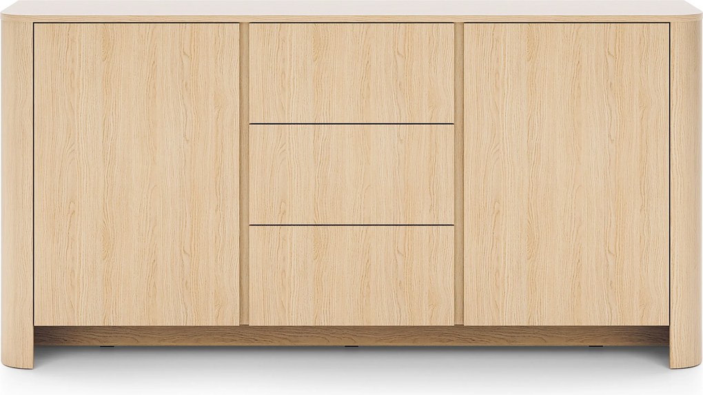 Komoda Sorrenti 168 cm z szufladami - dąb vicenza