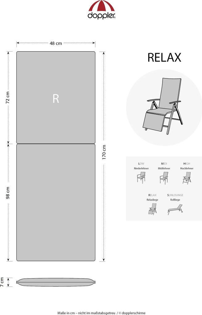 Doppler FUSION 2430 relax poduszka na fotel