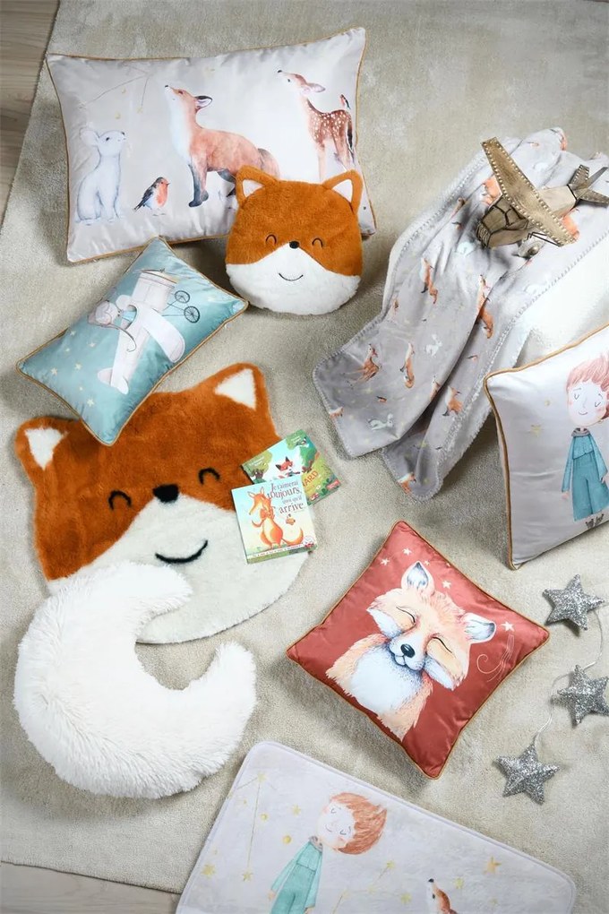 Poduszka dziecięca w kształcie lisa  30 x 25 cm