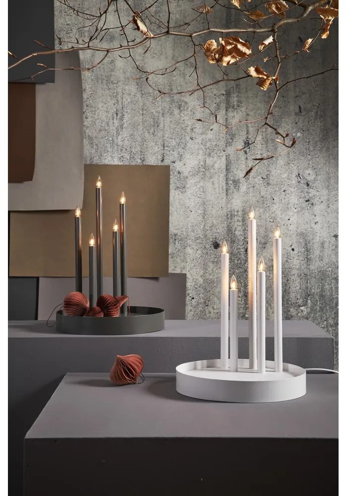 Czarna dekoracja świetlna ø 32 cm Deco – Star Trading