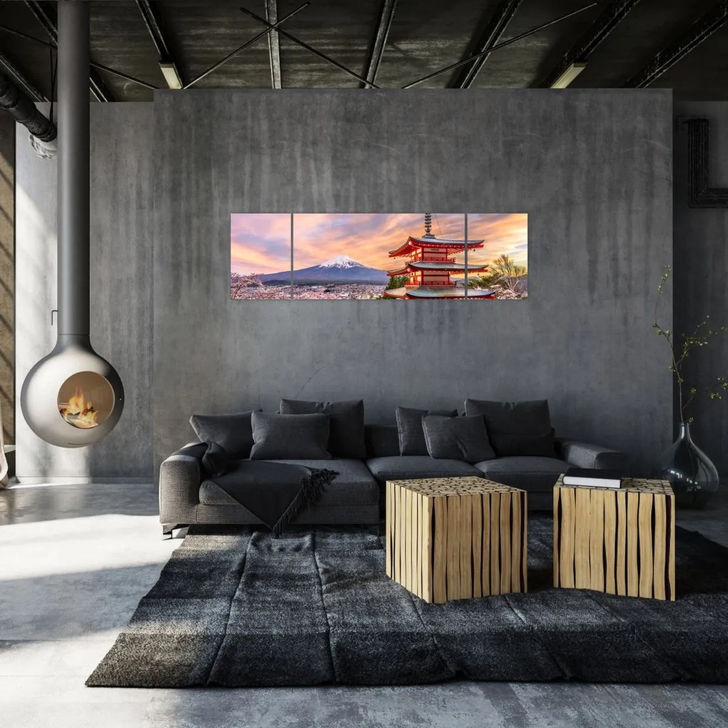 Obraz - Fudżi, Japonia (170x50 cm)