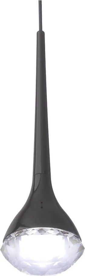 Open Design OR84795 - Lampa wisząca LED na przewodzie CRIMA LED/7W/230V czarna