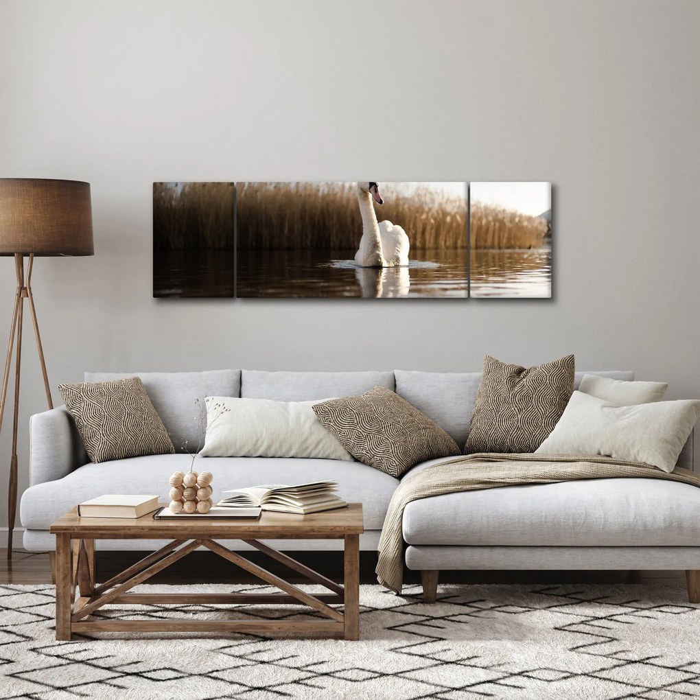 Obraz łabędzia (170x50 cm)