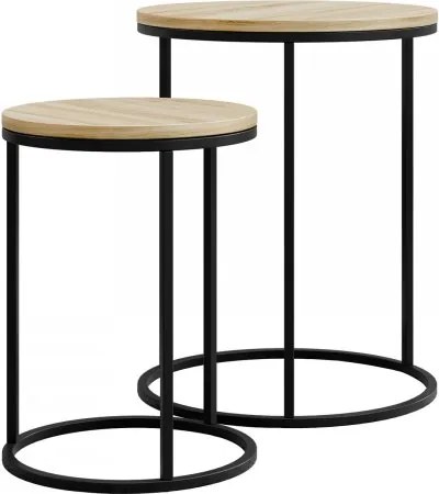 Zestaw 2 stolików kawowych Zunir