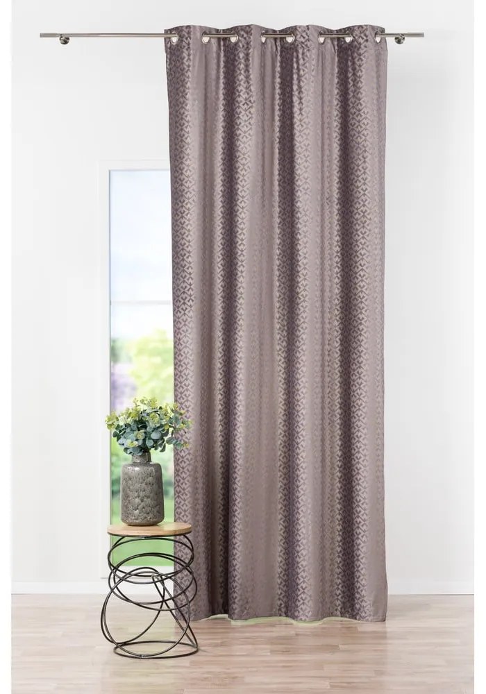 Brązowa zasłona 140x260 cm Casal – Mendola Fabrics