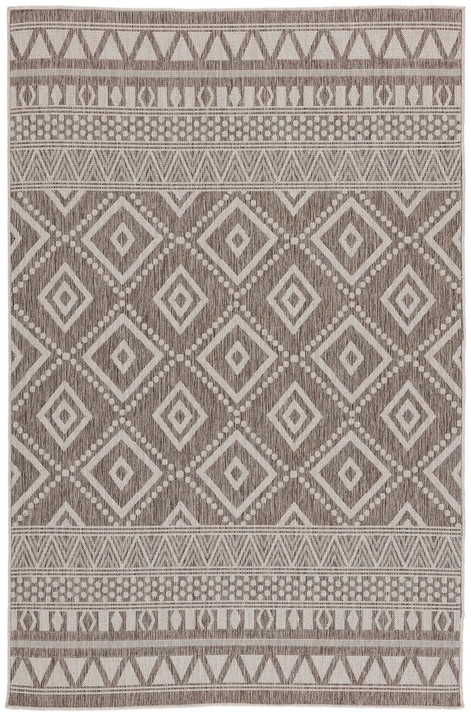 Dywan zewnętrzny Finn Romby beżowy 200 cm x 280 cm