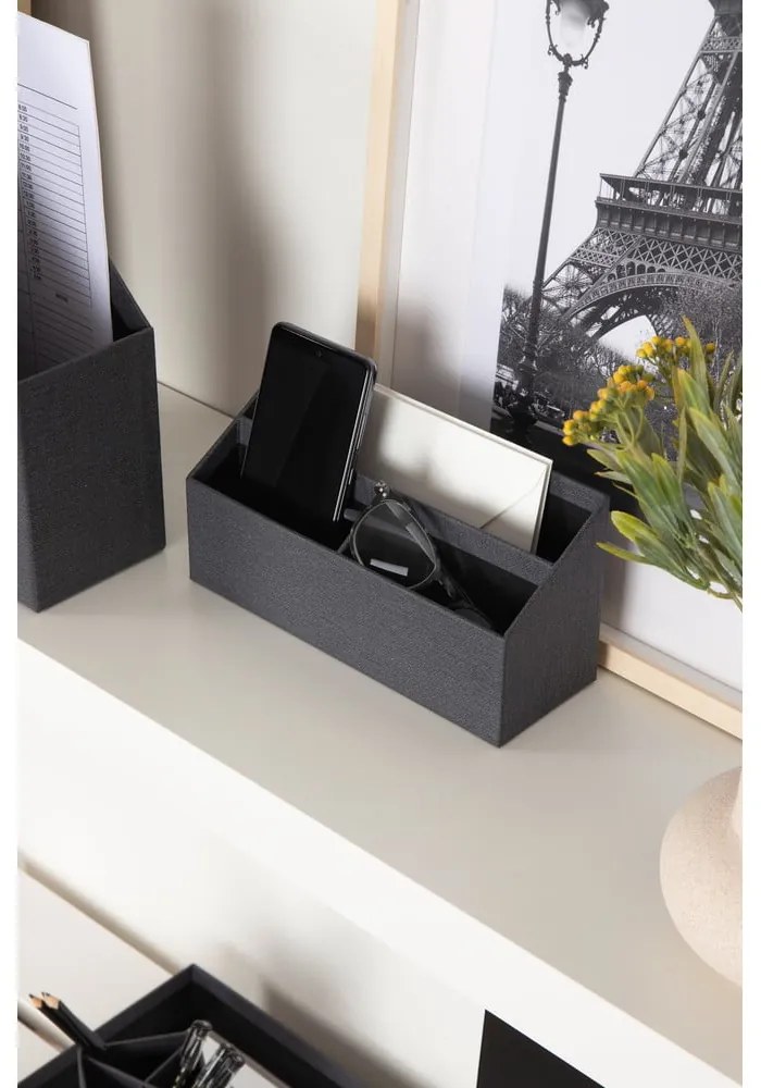 Kartonowe organizery zestaw 4 szt. Hugo Canvas Paper Laminate – Bigso