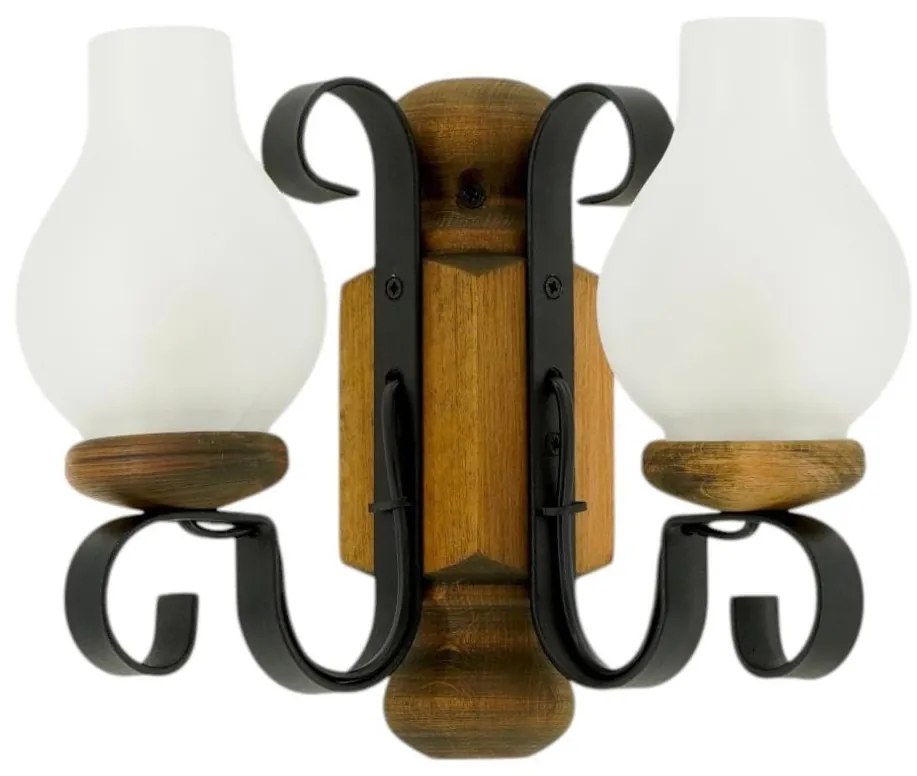 Brilagi - Kinkiet RUSTIC 2xE14/40W/230V buk/orzech