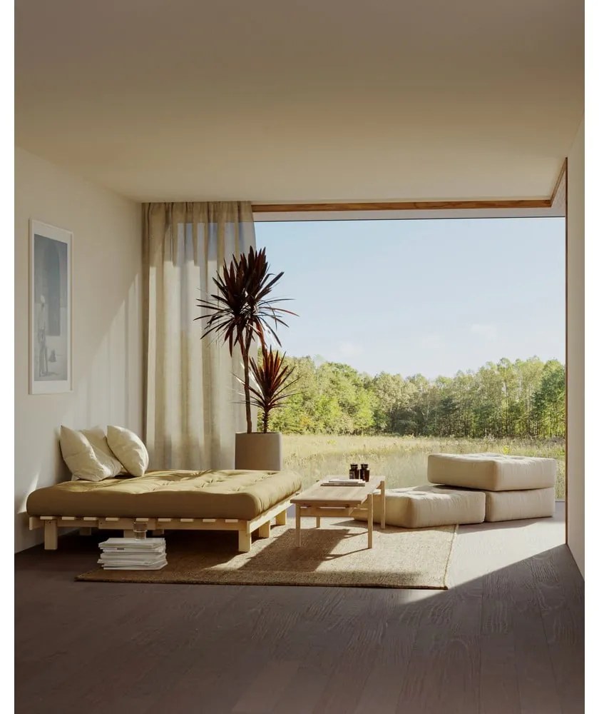 Różowa rozkładana sofa 190 cm Lean – Karup Design