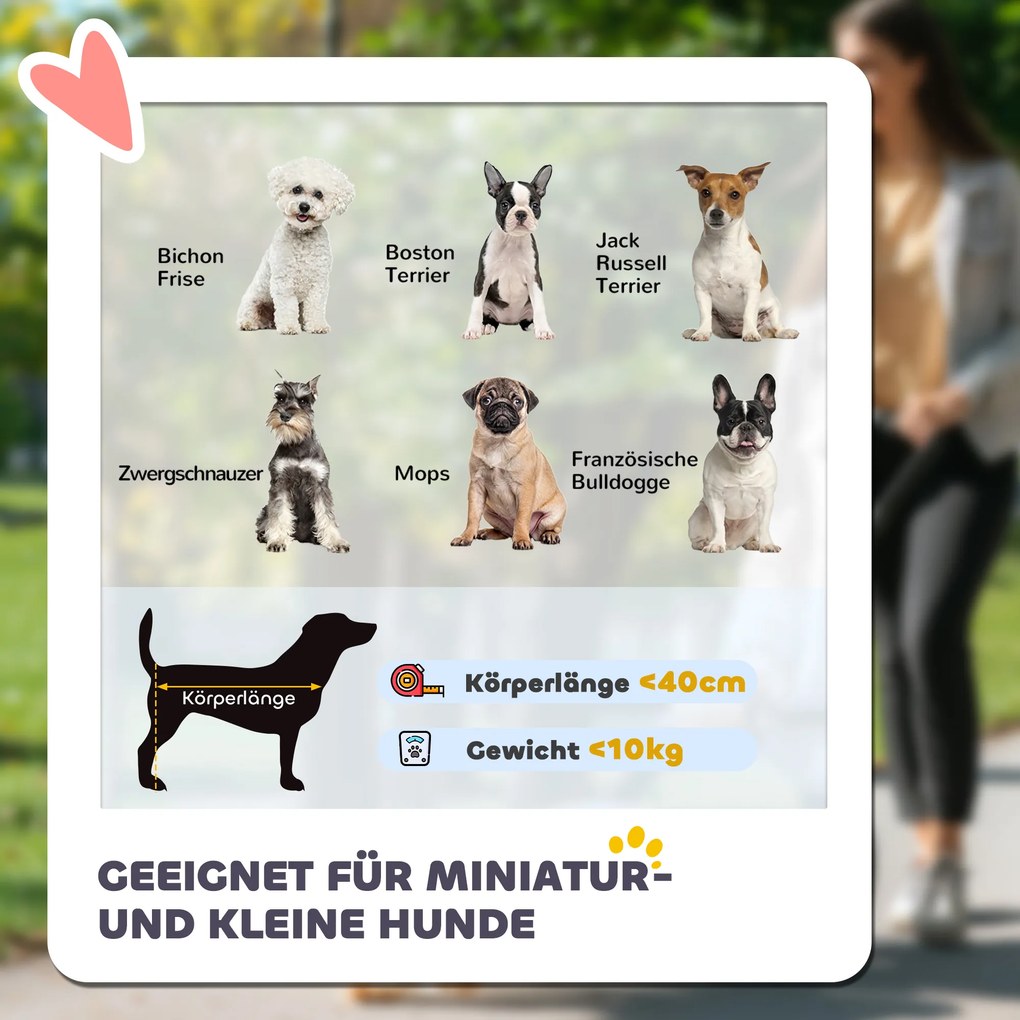 Outsunny Wózek dla Psa Składany Wyjmowany Kosz Czarny Szary Biały | Aosom PL