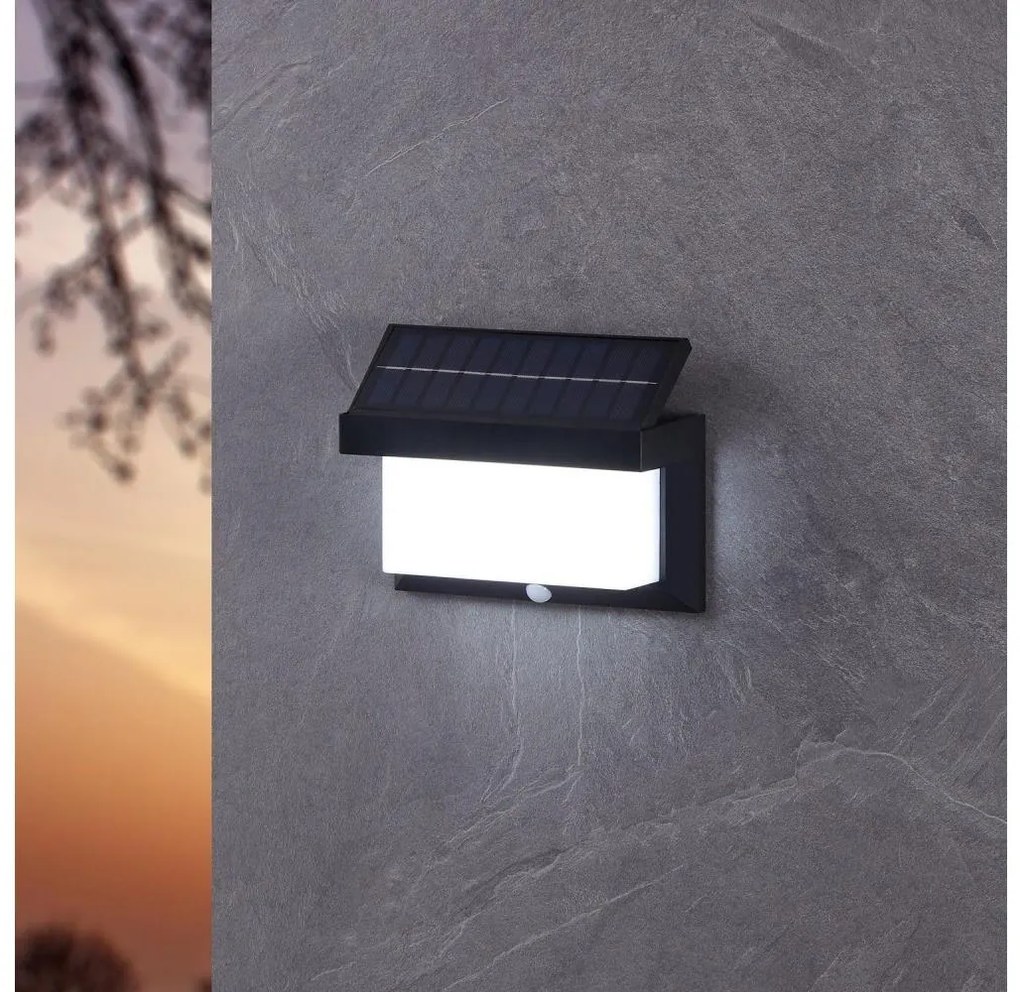 Eglo 48968- LED solarny kinkiet UTRERA LED/3,84W/3,7V IP44 z czujnikiem