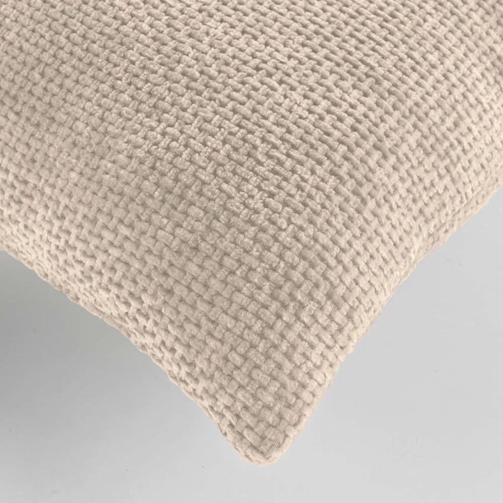 Poduszka dekoracyjna z szenilu 45x45 cm Leo – douceur d'intérieur