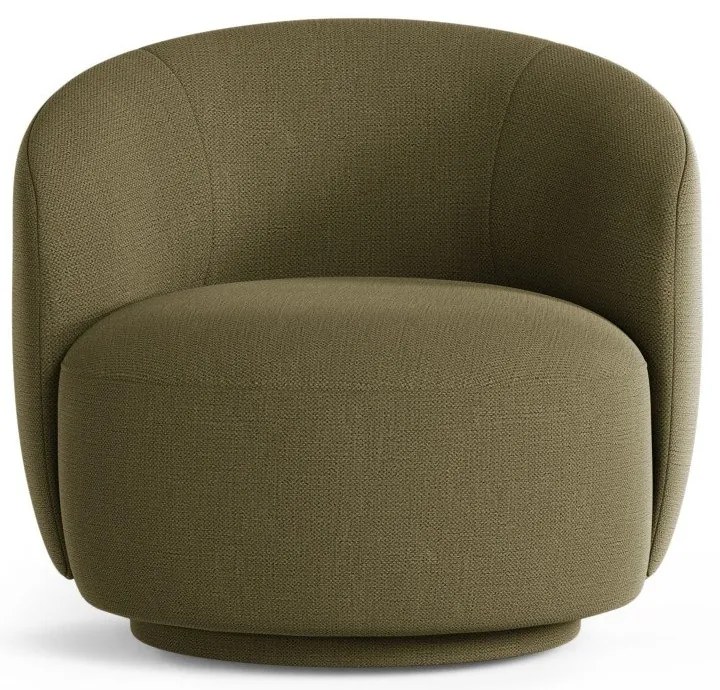 Zielony obrotowy fotel Letizia – Micadoni